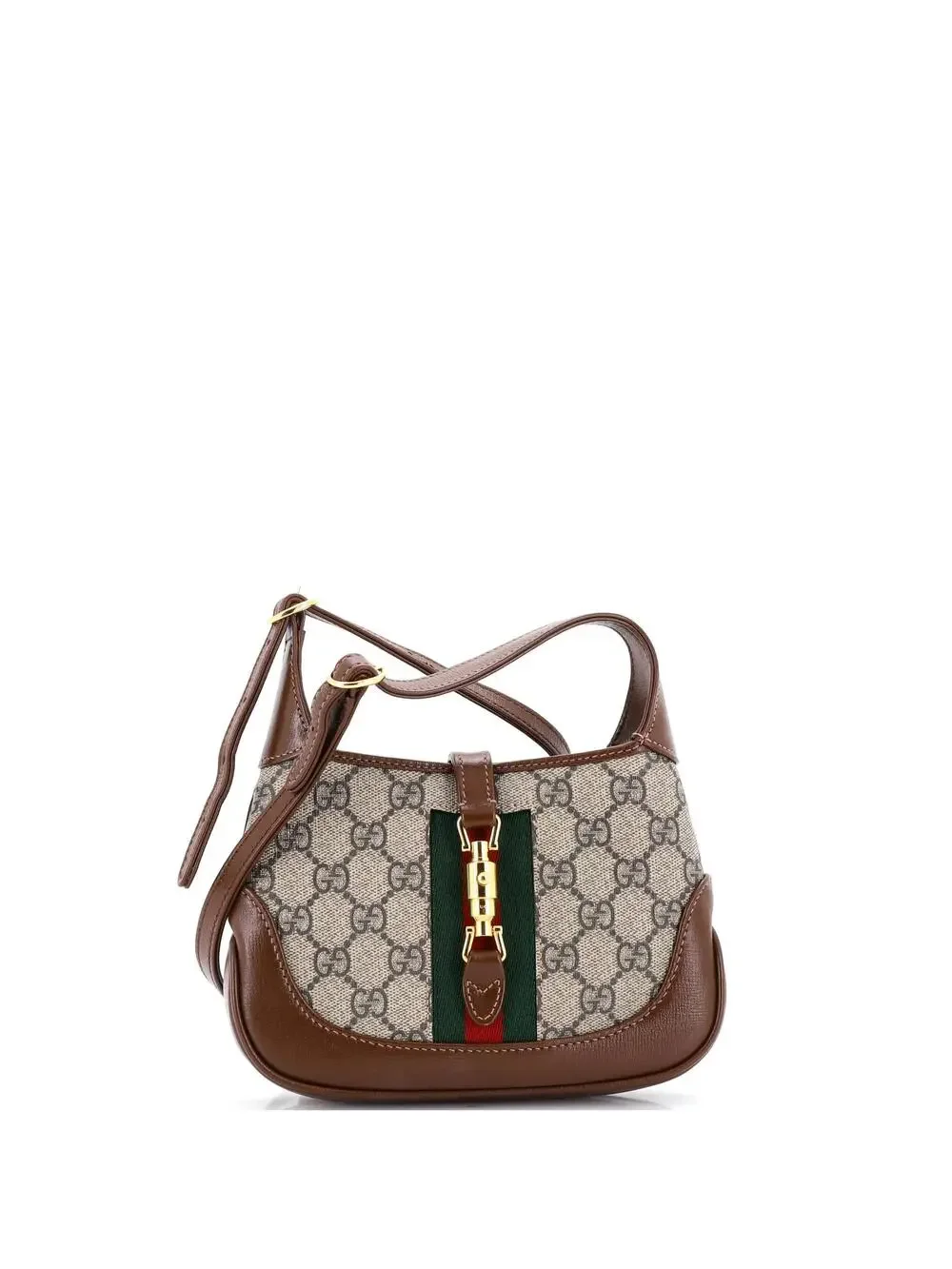 Gucci Jackie Hobo Gg Coated Canvas Mini #249859G19B